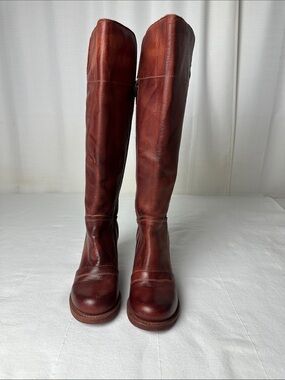 Yellow Cab New York Brown Leather Boots